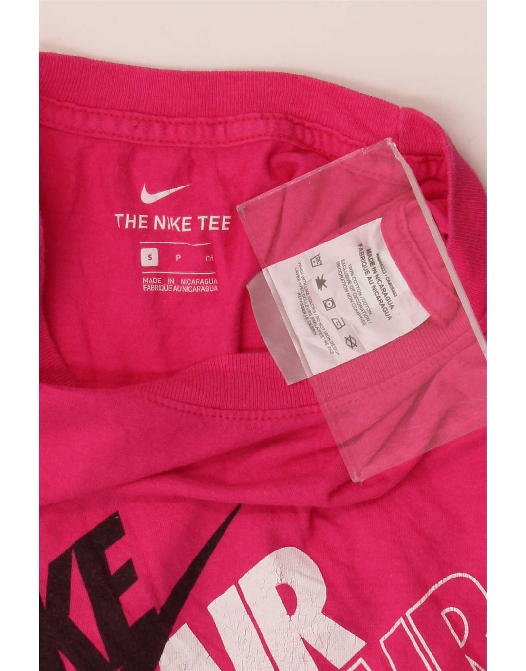 T-shirt grafica da uomo Nike Top Small in cotone rosa