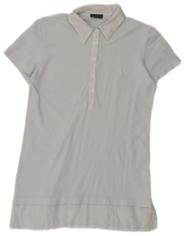 Abito polo da donna Fred Perry UK 12 cotone blu medio
