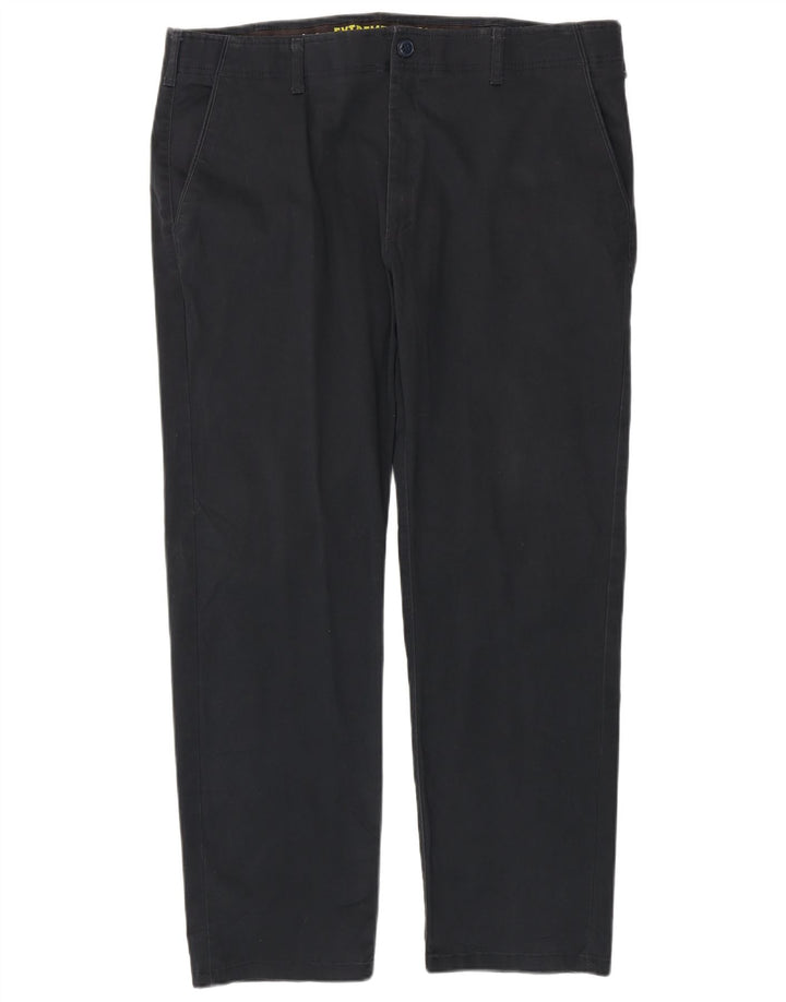 Pantaloni chino dritti da uomo LEE Extreme Motion W40 L32 in cotone blu navy