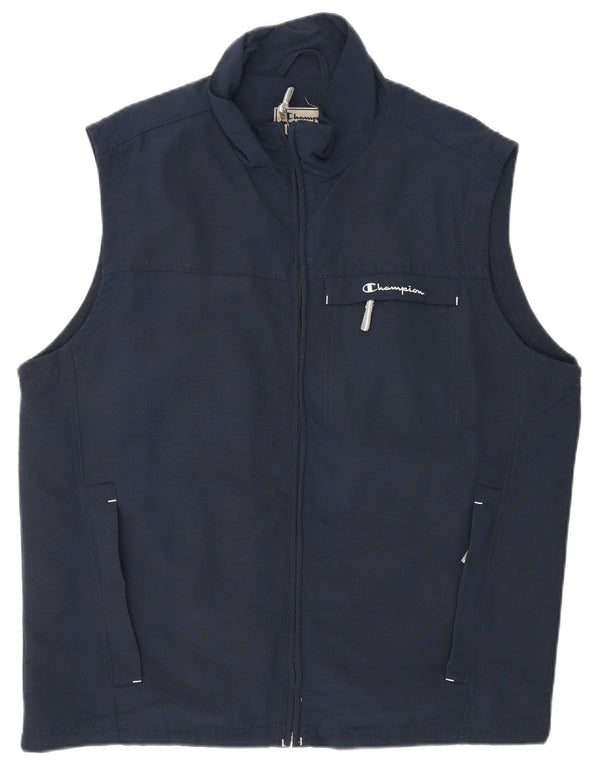 Gilet da uomo Champion UK 40 Large Blu Navy in poliammide