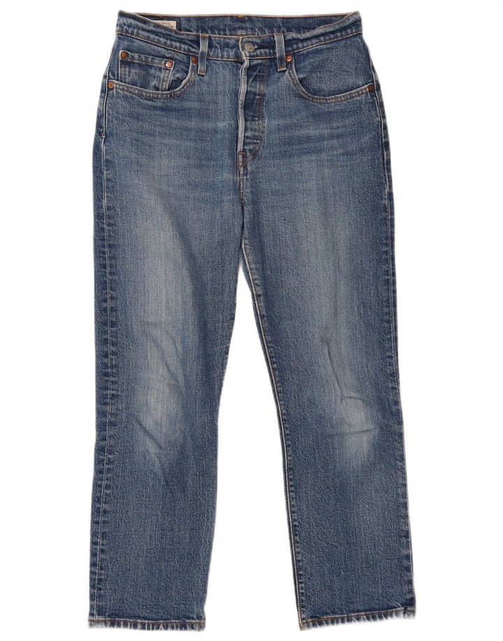 Jeans dritti da donna Levi's W27 L26 cotone blu