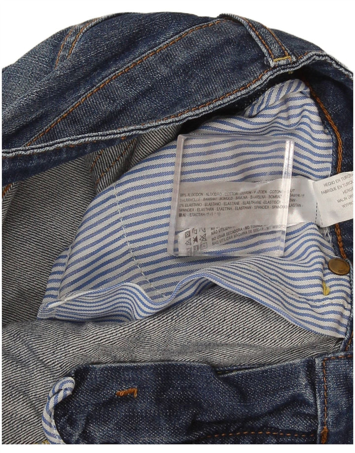 Pantaloncini di jeans da donna Massimo Dutti EU 38 Small W28 Cotone blu