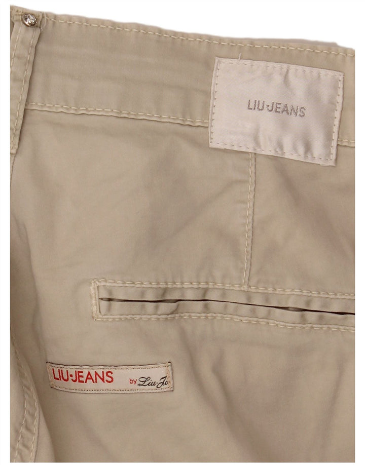 Pantaloni chino slim da donna LIU JO W28 L34 Beige
