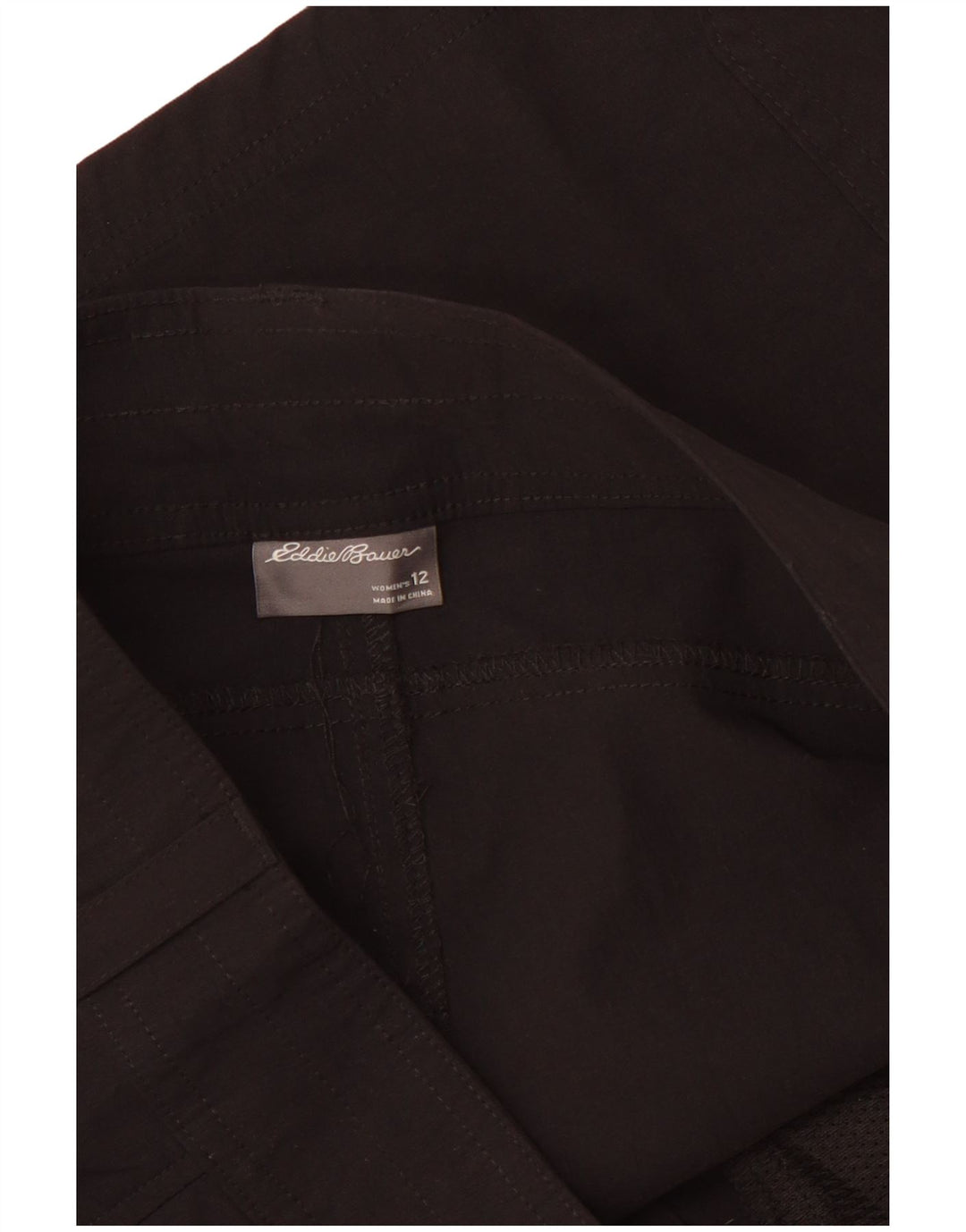 Pantaloncini cargo da donna EDDIE BAUER US 12 Large W34 neri