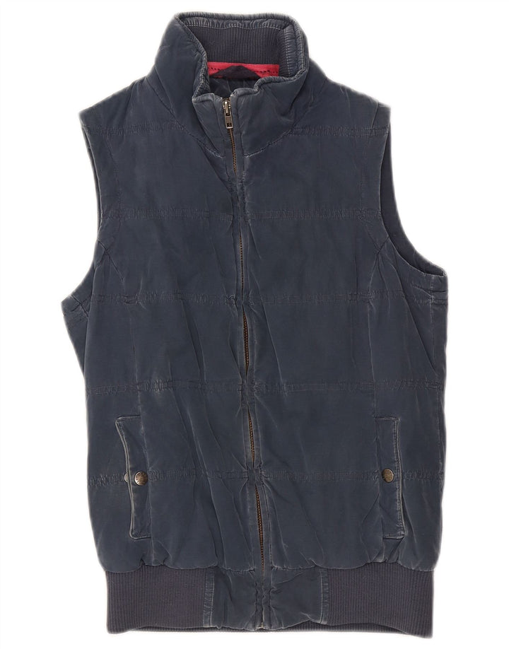 Gilet imbottito da donna Fat Face UK 8 piccolo poliestere blu navy