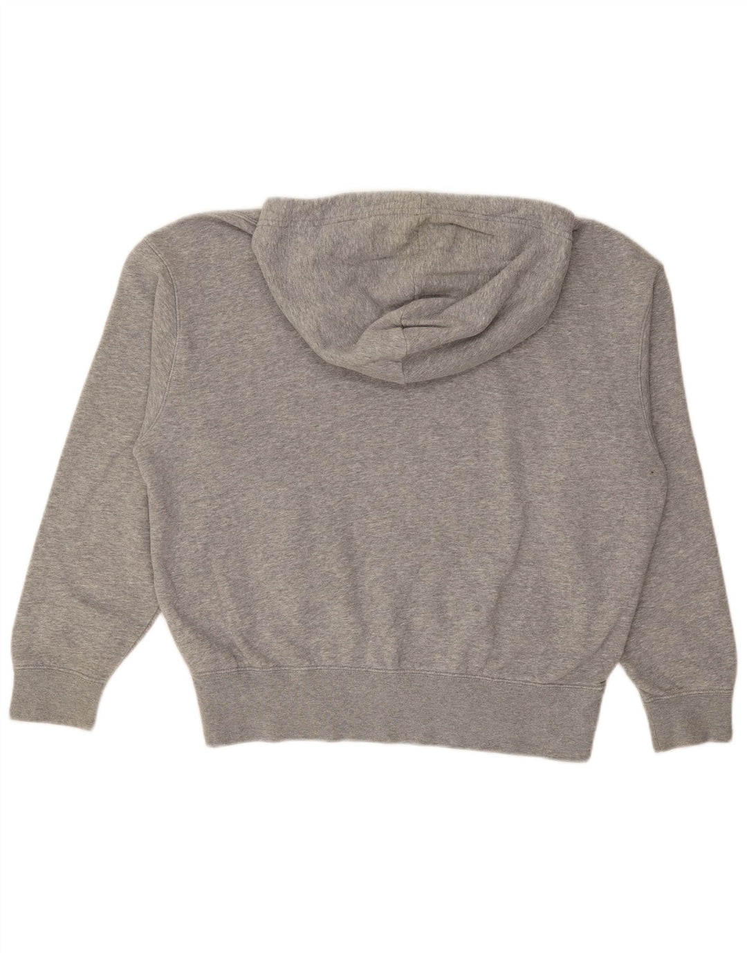 Felpa con cappuccio oversize da donna NIKE UK 6 XS in cotone grigio