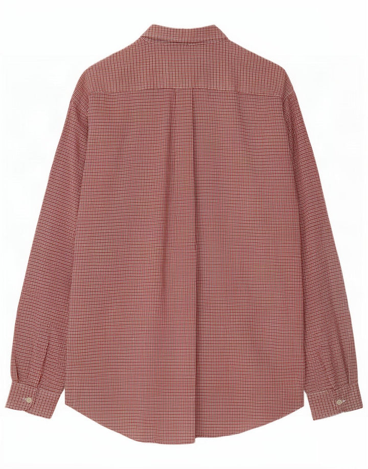 Camicia da uomo Abercrombie & Fitch XL in cotone a quadri rossi