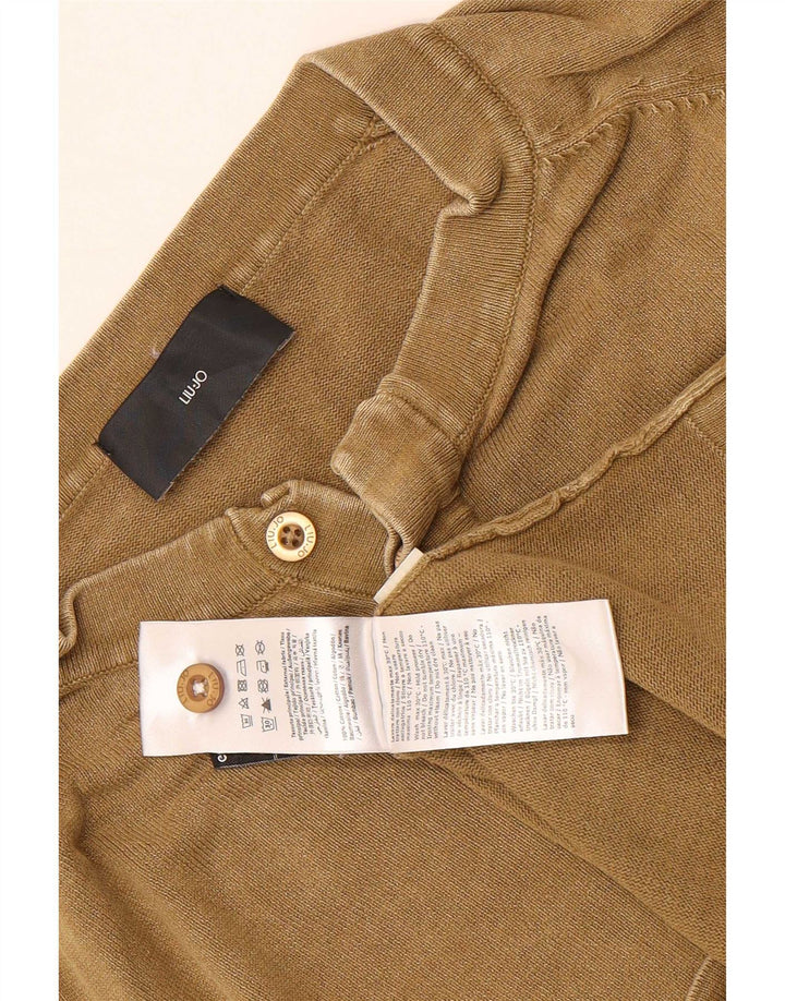 T-shirt uomo Liu Jo Top Large in cotone kaki