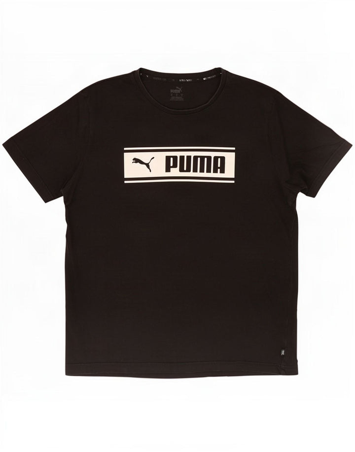 T-shirt grafica da uomo Puma Medium nera