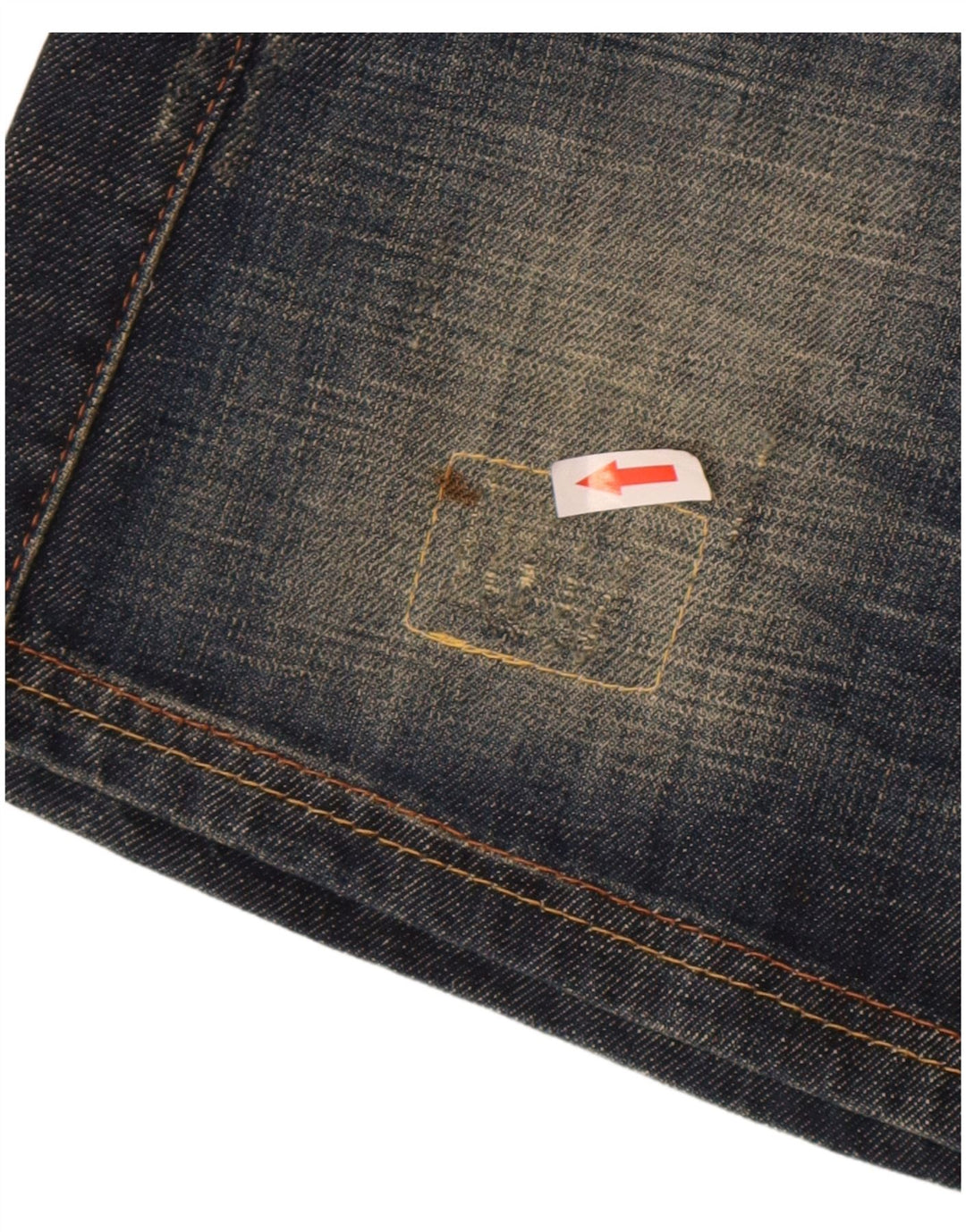 Mini gonna di jeans da donna Benetton IT 44 media W32 blu navy