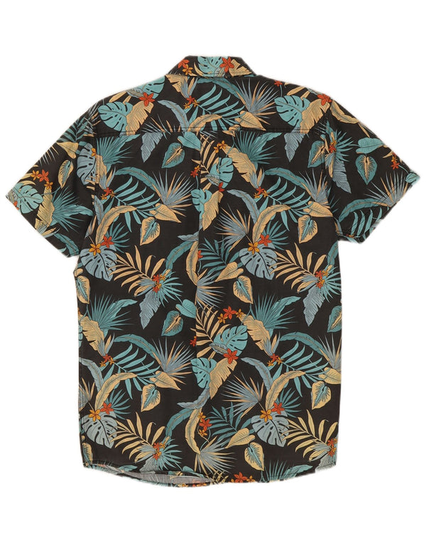 Camicia a maniche corte da uomo Rip Curl piccola floreale nera