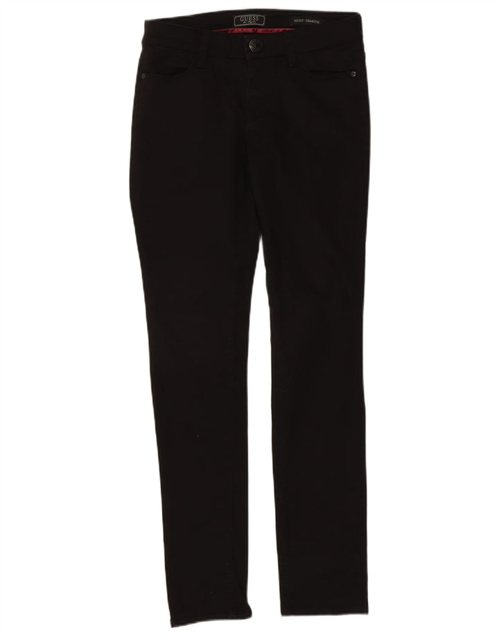 Jeans Guess Slim a sigaretta da donna W27 L30 cotone nero