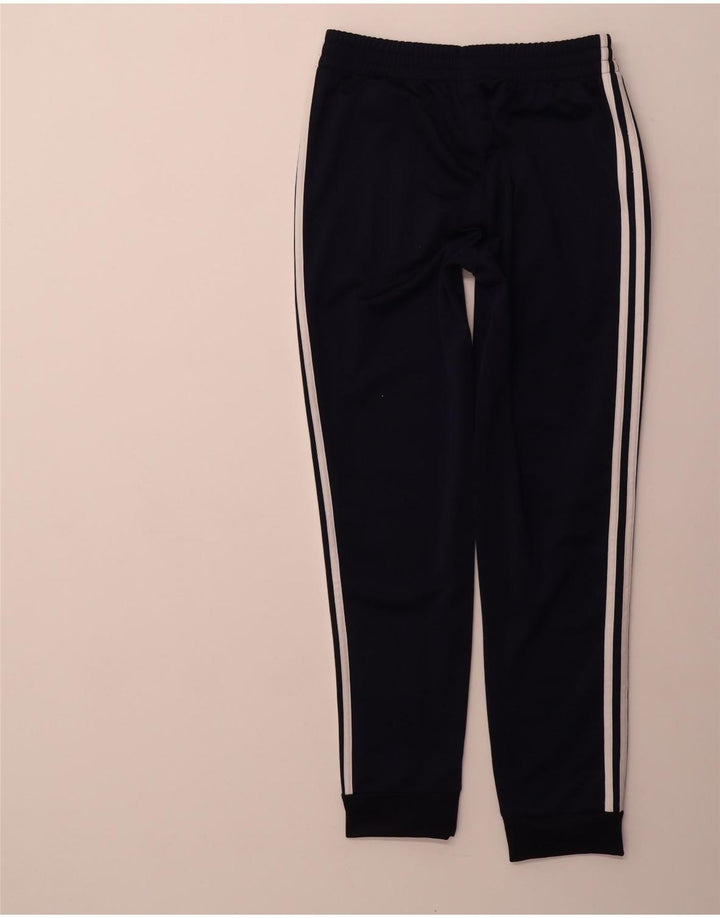 ADIDAS Mens Tracksuit Trousers Joggers Medium Navy Blue Polyester