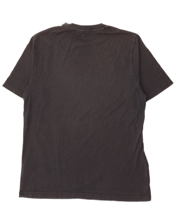 T-shirt grafica da uomo Nike Top UK 42/44 grande cotone nero