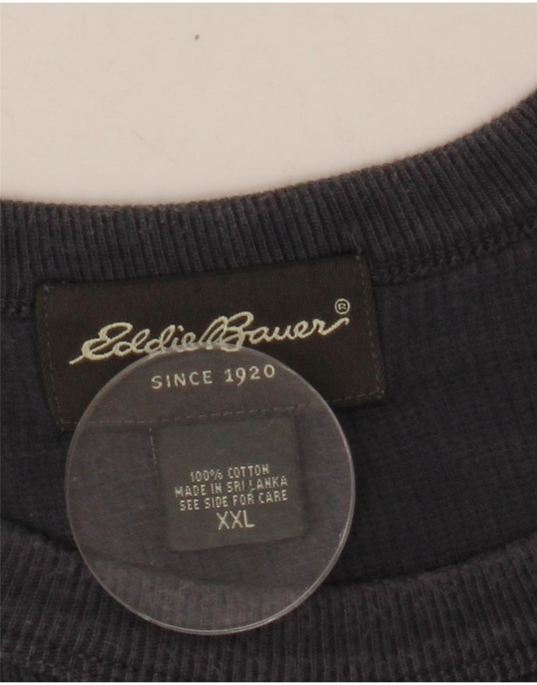 Eddie Bauer Maglia da uomo a vestibilità regolare a maniche lunghe 2XL in cotone grigio