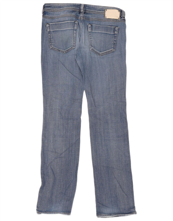 DIESEL Womens Ronhy Straight Jeans W30 L30 Blue Cotton