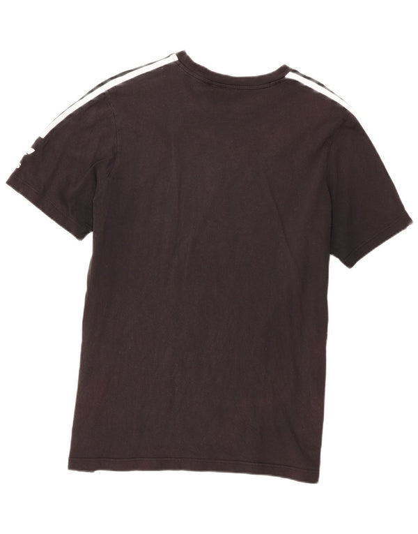 T-shirt Adidas da uomo Top Large in cotone nero