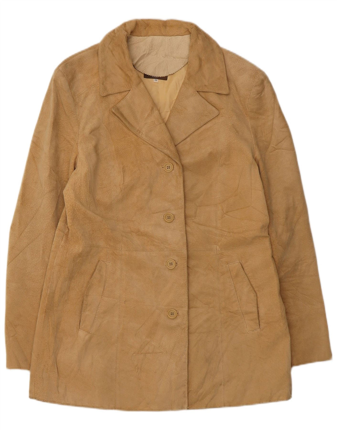 Soprabito Donna Scamosciato Conbipel IT 50 XL Pelle Beige