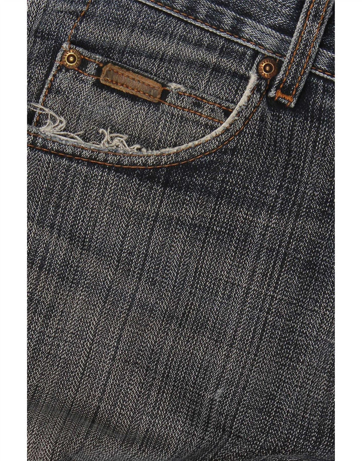 Jeans dritti da uomo Wrangler vestibilità regolare W34 L32 cotone blu