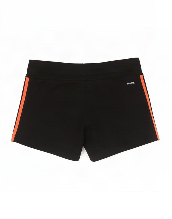 Pantaloncini sportivi Adidas Climalite da donna UK 8/10 piccoli cotone nero