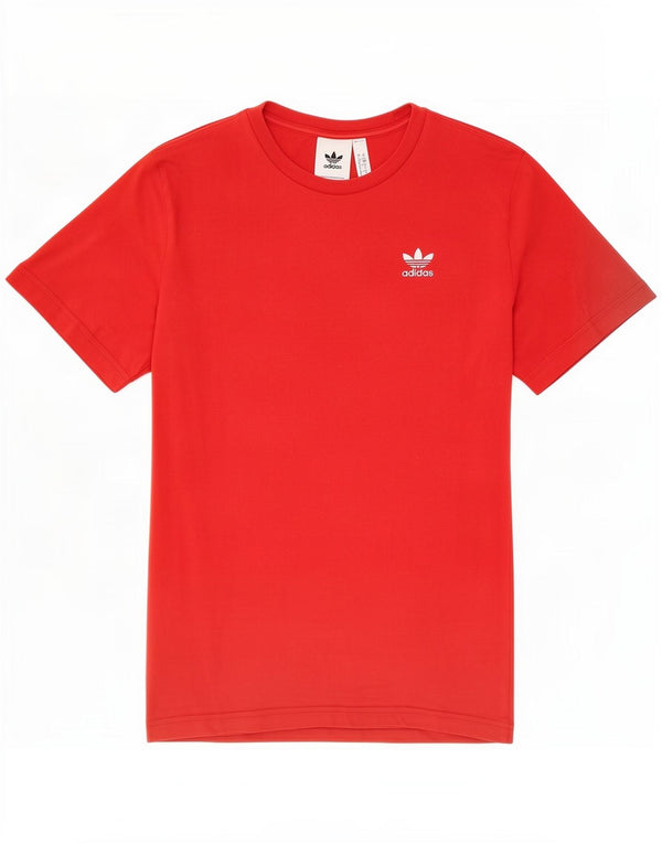 T-shirt Adidas da uomo Top Small rossa in cotone