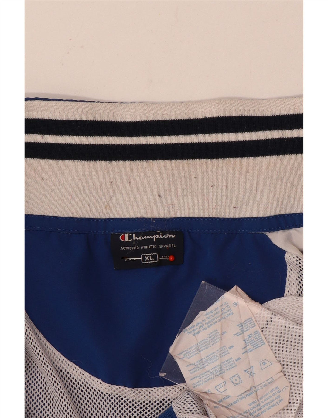Giacca da tuta da uomo Champion XL Poliestere color block blu