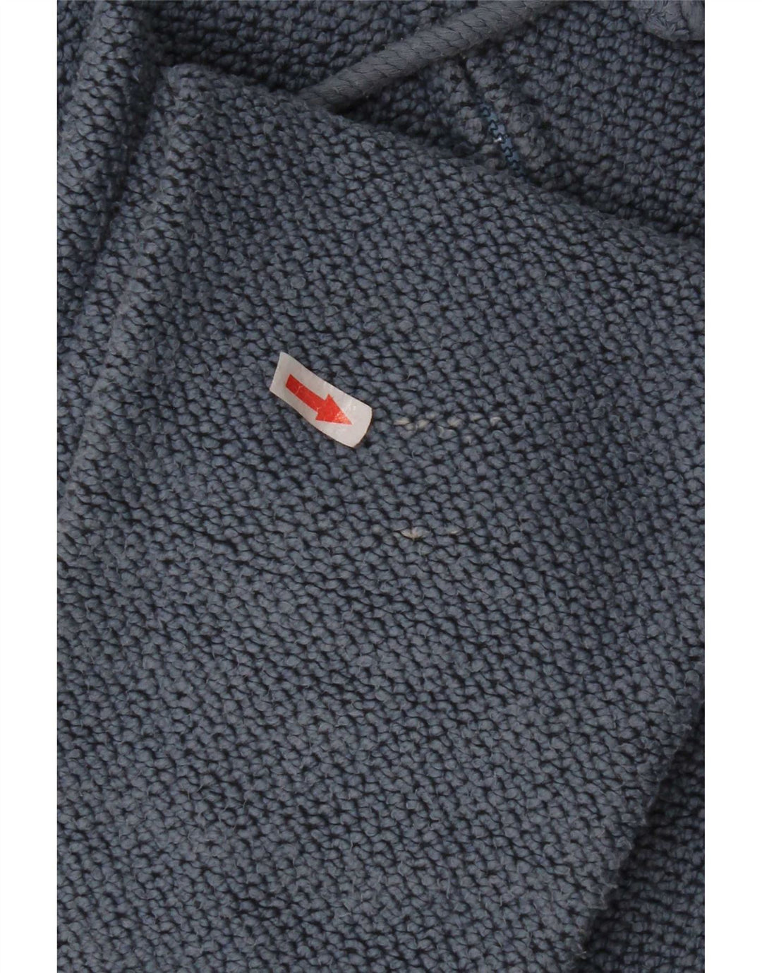 Maglione con cappuccio e zip da donna Weird Fish UK 12 Cotone blu medio
