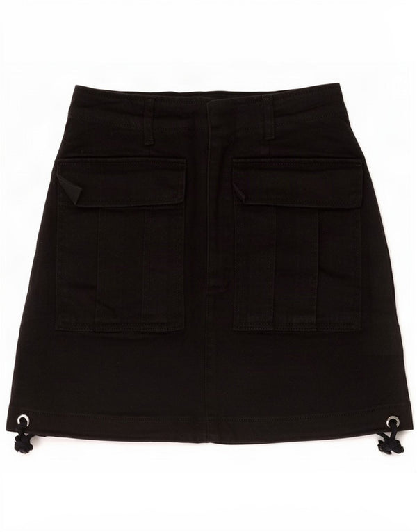Gonna cargo in denim Zara da donna XS W24 Nera