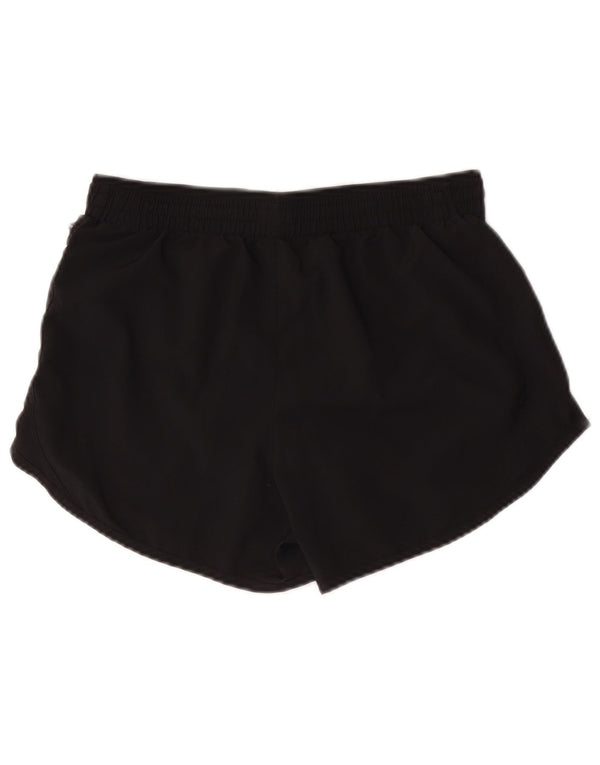 Pantaloncini sportivi Nike Dri Fit da donna UK 10 piccoli poliestere nero