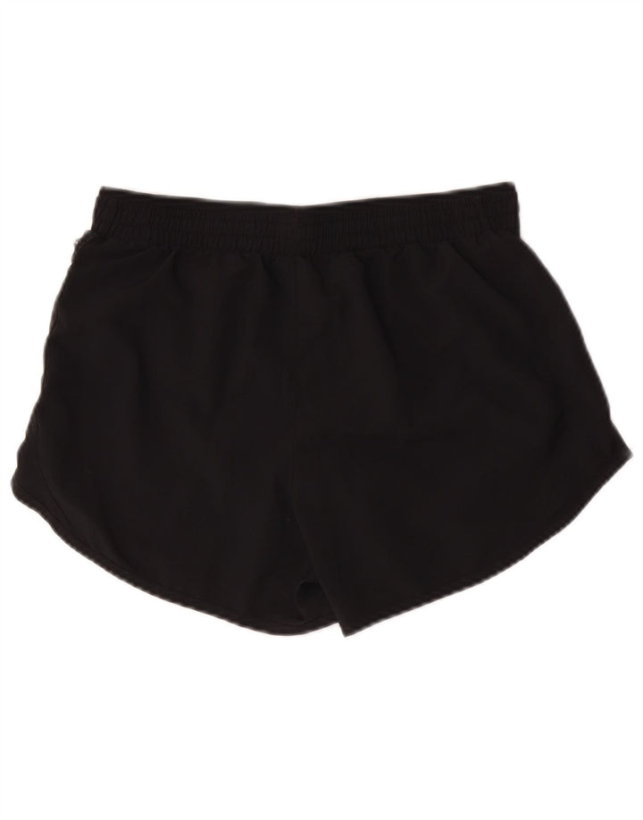 Pantaloncini sportivi Nike Dri Fit da donna UK 10 piccoli poliestere nero