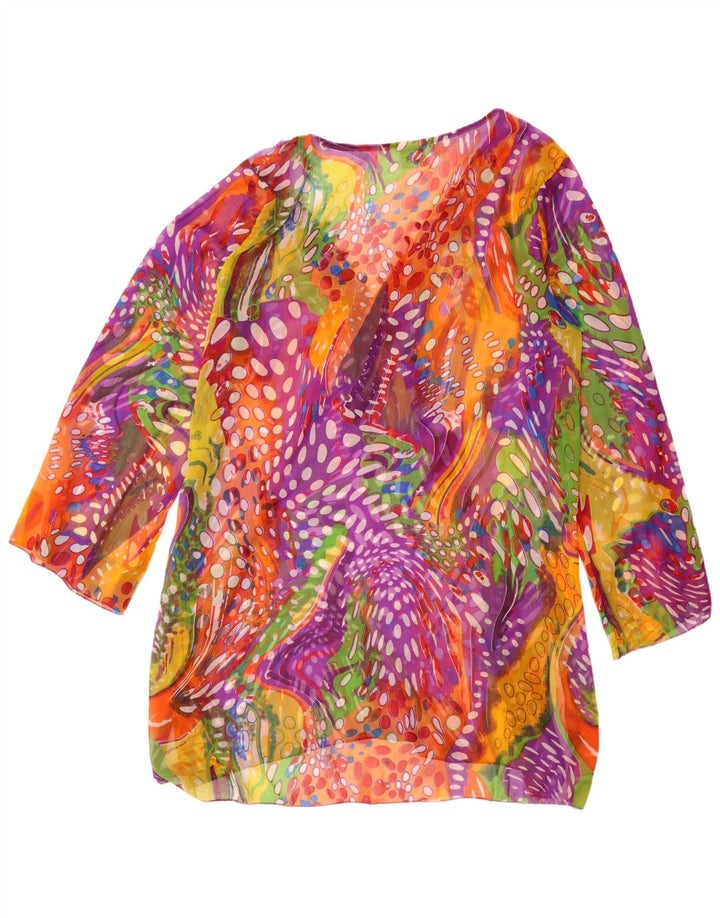 Abito tunica da donna Indian Emporium taglia unica maculato multicolore