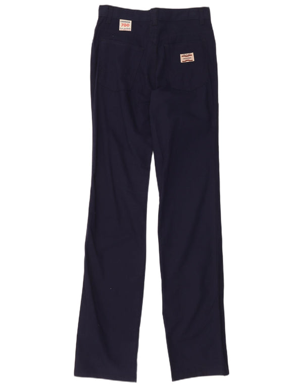 Pantaloni casual slim da donna Carrera W30 L36 cotone blu navy