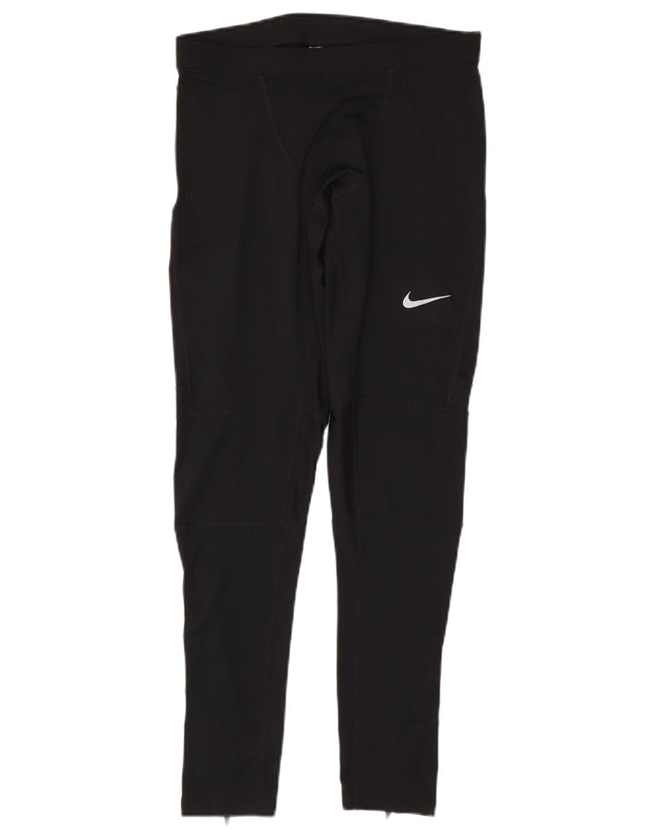 Leggings Nike Dri Fit da donna UK 12 medio nero poliestere