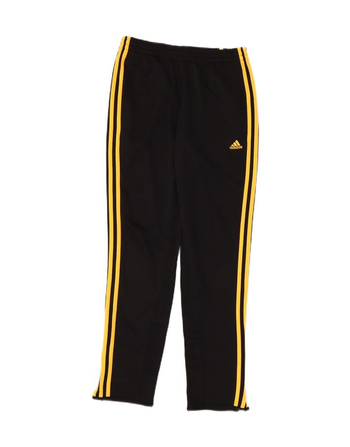 Pantaloni della tuta da ragazzo ADIDAS 13-14 anni in poliestere nero