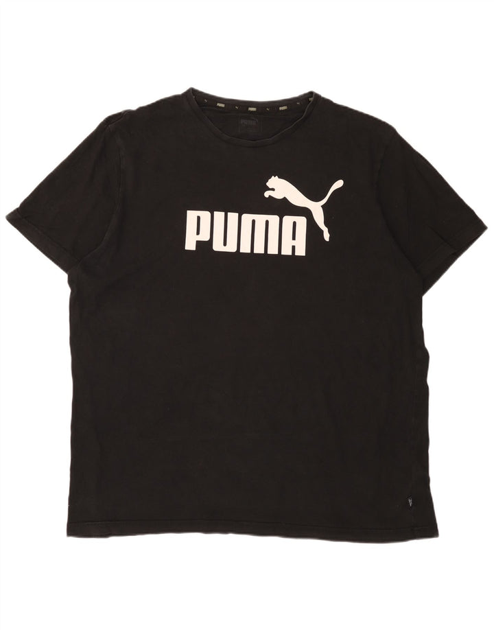 T-shirt grafica da uomo PUMA Top 2XL cotone nero