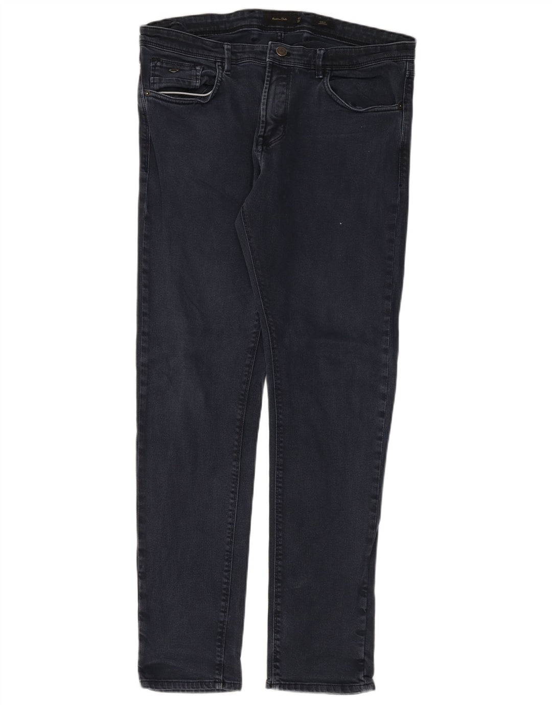 Jeans slim da uomo Massimo Dutti EU 36 XL W36 L32 Blu navy