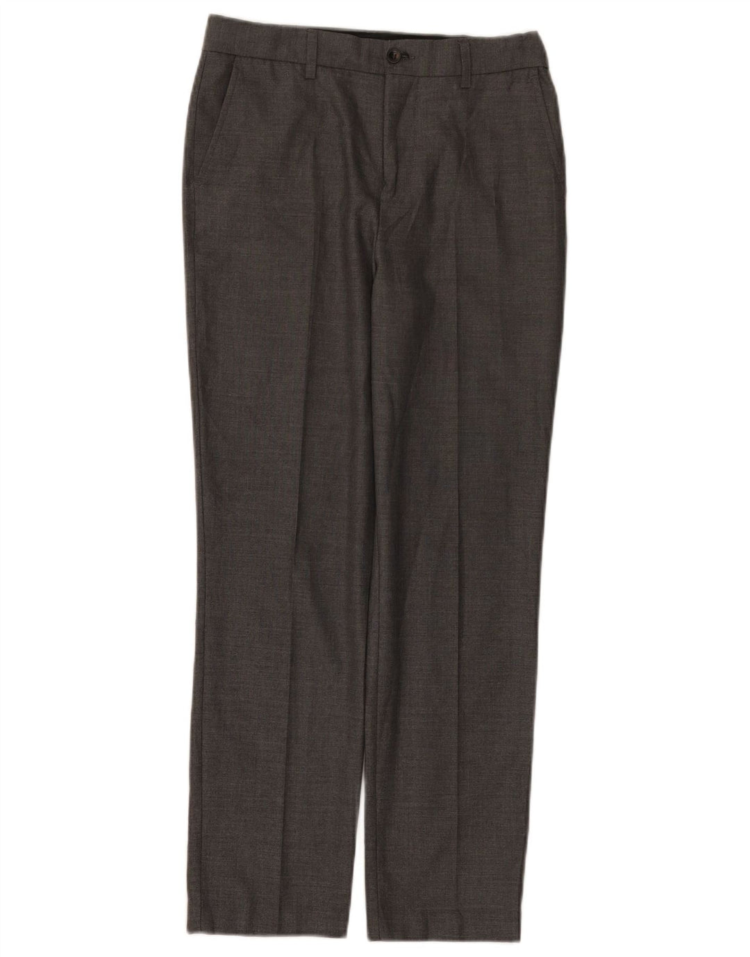 Pantaloni da abito dritti Marks & Spencer per ragazzi 11-12 anni W28 L26 Grigi