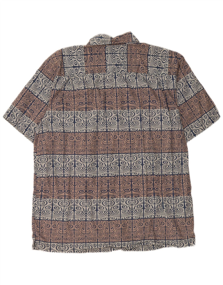 Camicia a maniche corte da uomo Quiksilver grande con motivo cachemire multicolore