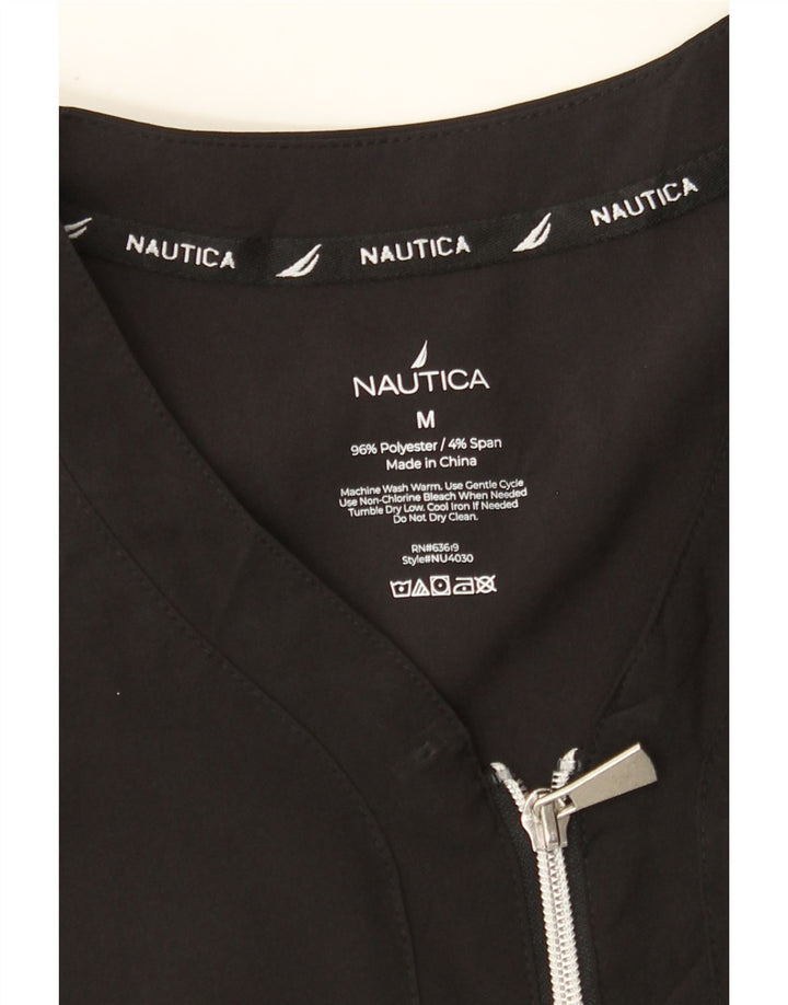 Top camicetta da donna NAUTICA UK 14 poliestere nero medio