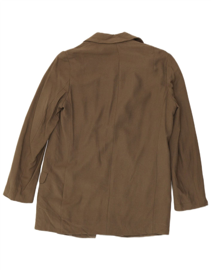 Giacca blazer aperta da donna All Saints UK 8 piccola in viscosa kaki