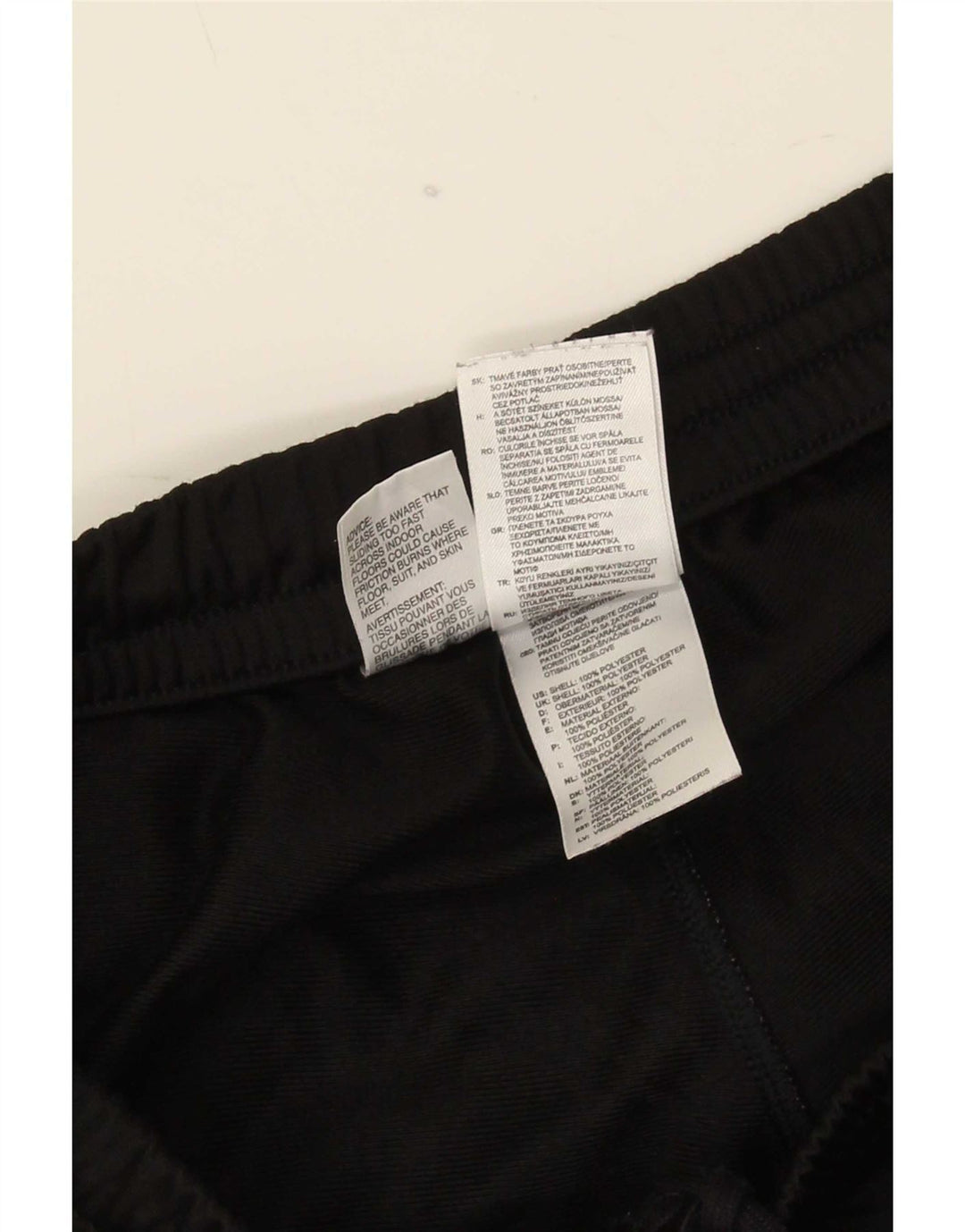 Pantaloni da tuta da uomo Adidas Joggers medio poliestere nero