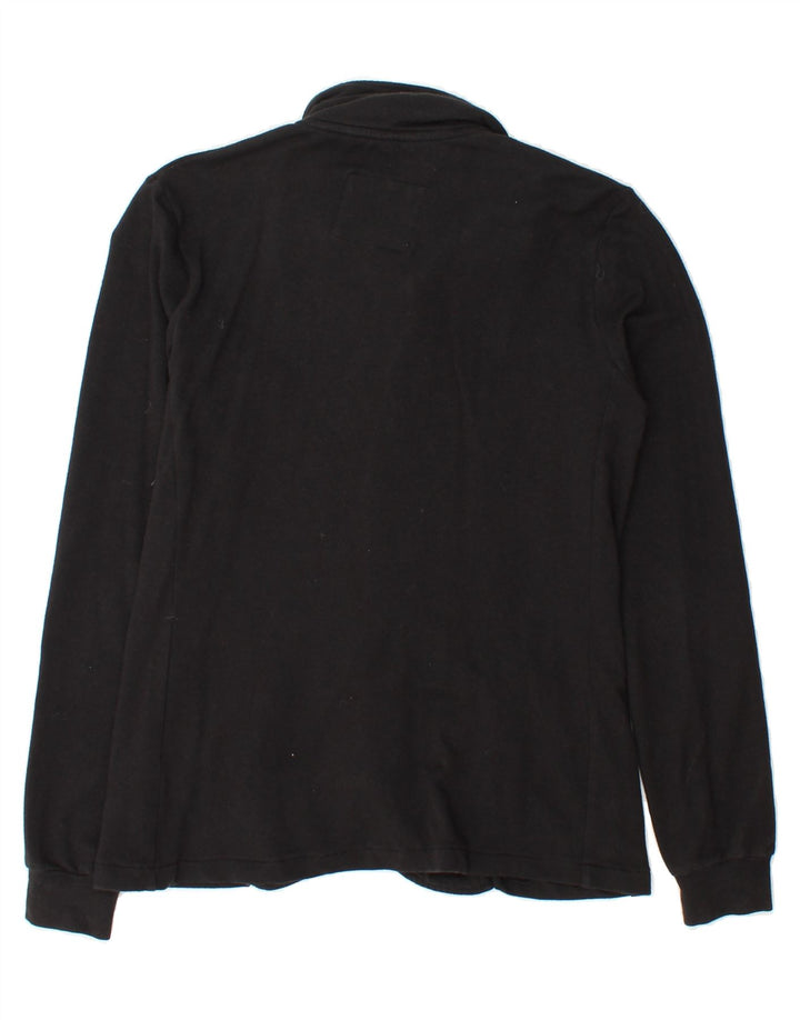 WOOLRICH Womens Blazer Jacket UK 12 Medium Black Modal Vintage Woolrich and Second-Hand Woolrich from Messina Hembry 