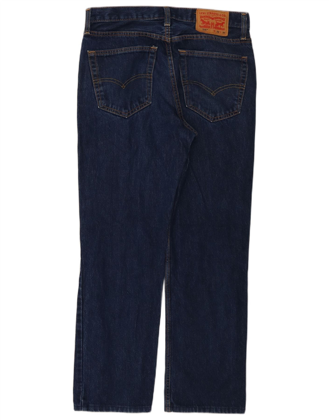 Levi's Uomo 516 Jeans dritti W32 L30 Cotone blu navy