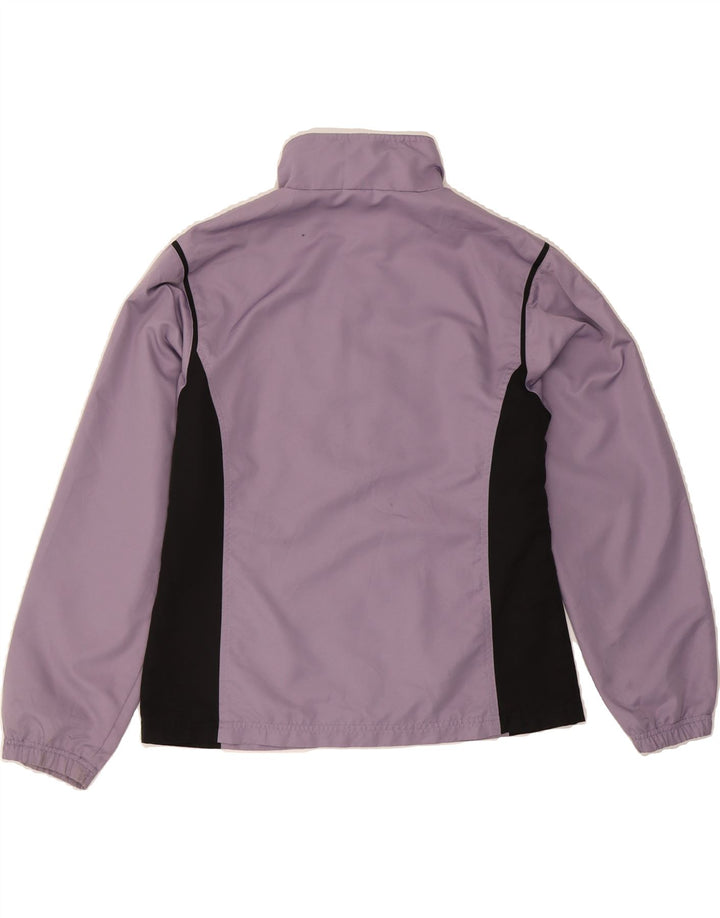 FILA Womens Tracksuit Top Jacket UK 14 Medium Purple Colourblock Polyester Vintage Fila and Second-Hand Fila from Messina Hembry 