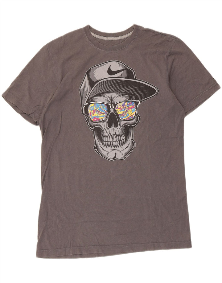 T-shirt grafica Nike da uomo con vestibilità regolare, grigio medio