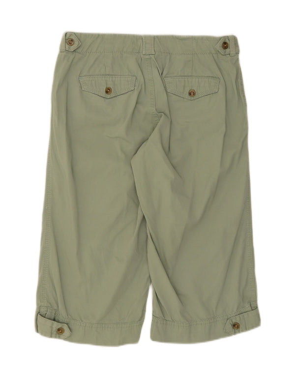 DOCKERS Womens Slightly Curvy Bermuda Shorts US 6 Medium W32  Green