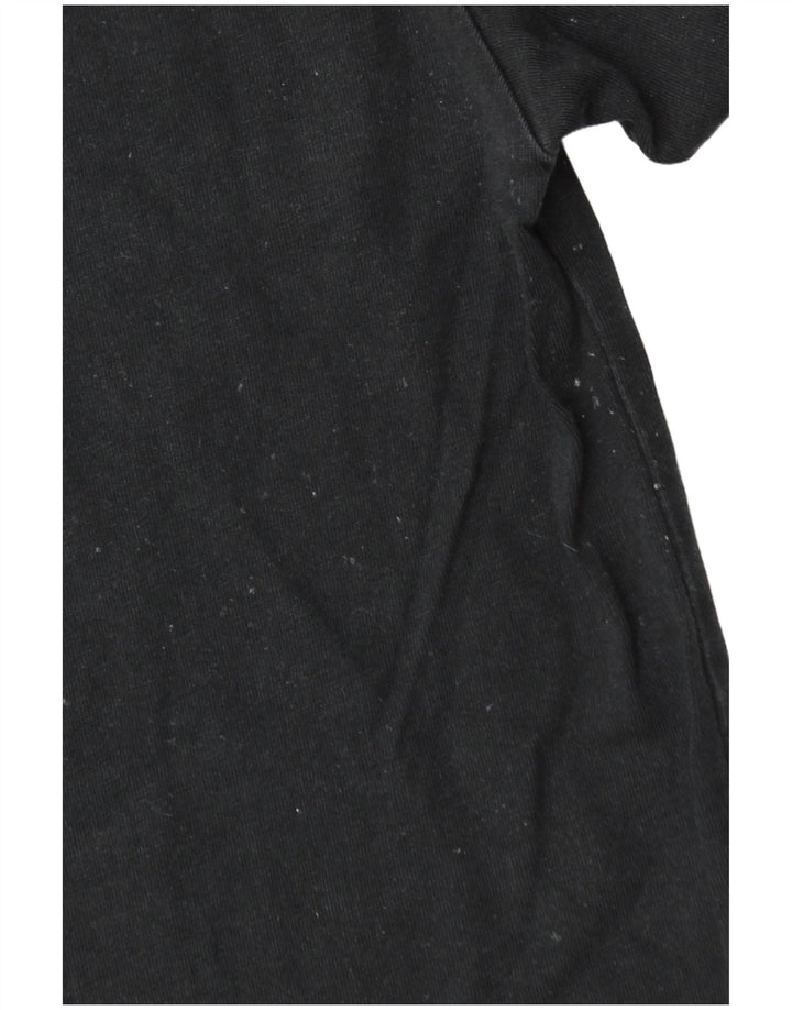 T-shirt grafica da uomo Converse Top in cotone nero medio