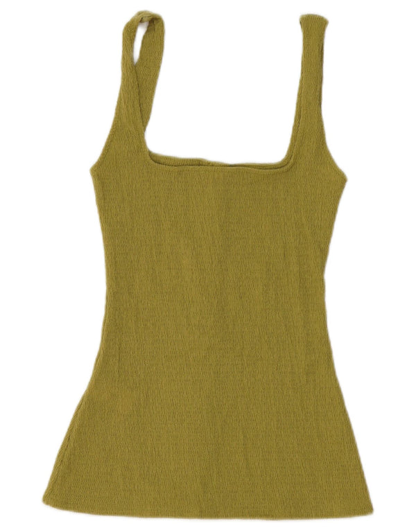 Canotta da donna Zara UK 12 poliestere verde medio
