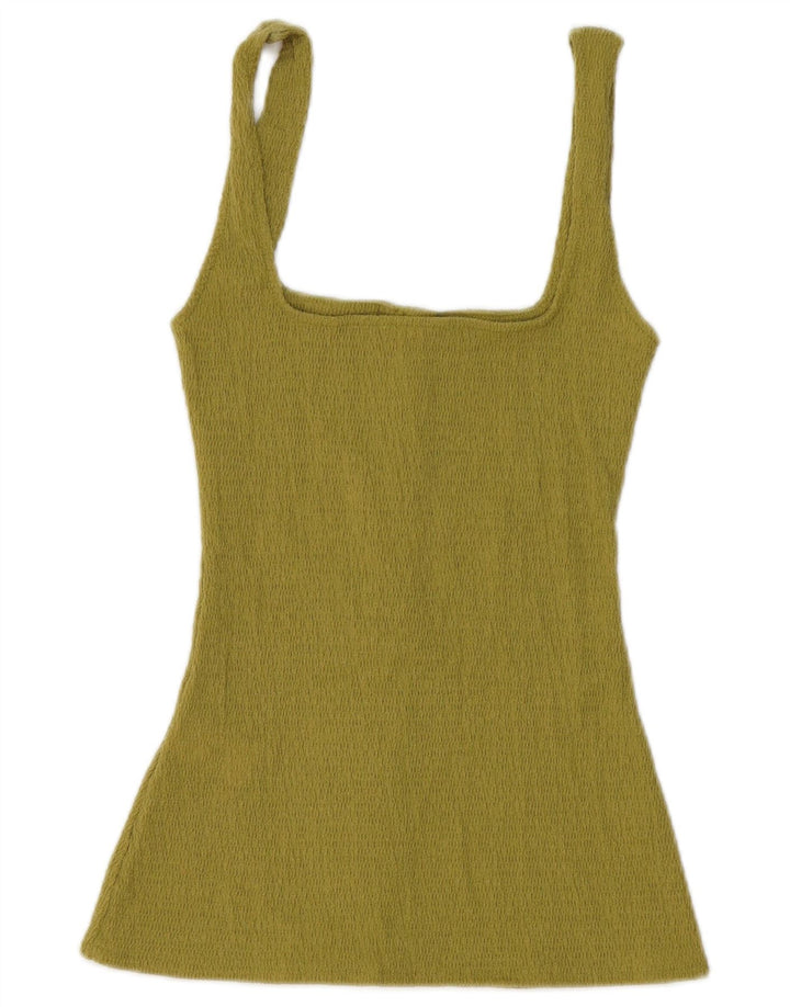 Canotta da donna Zara UK 12 poliestere verde medio