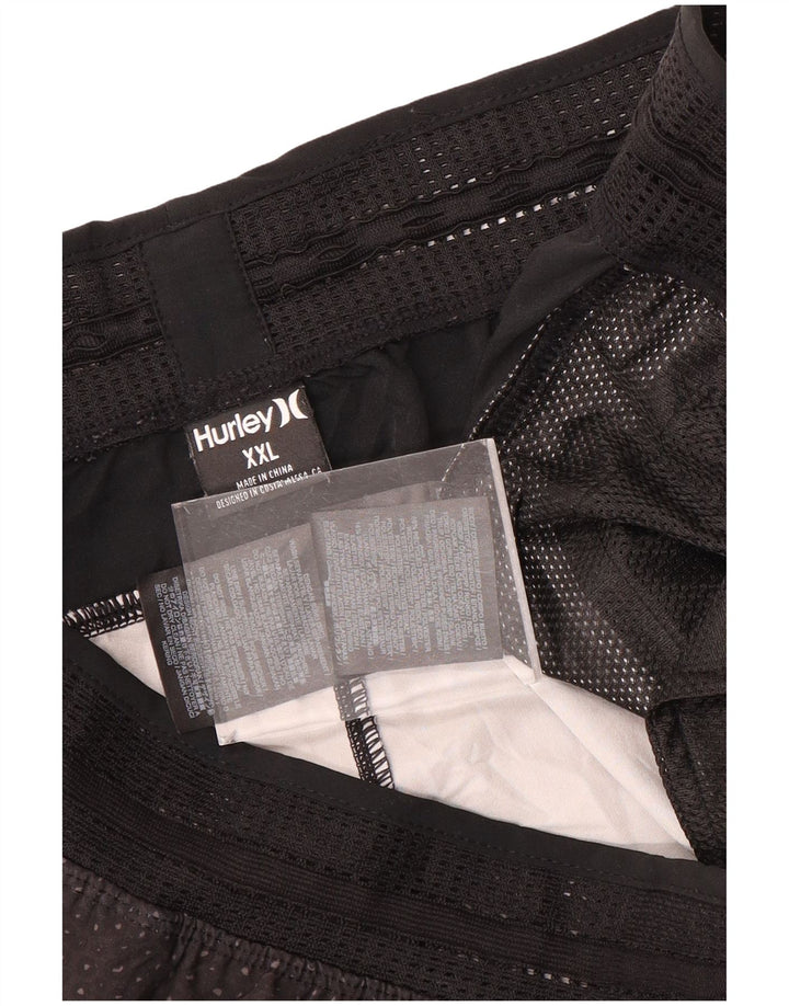 Pantaloncini da bagno Hurley Phantom da uomo 2XL Poliestere maculato nero